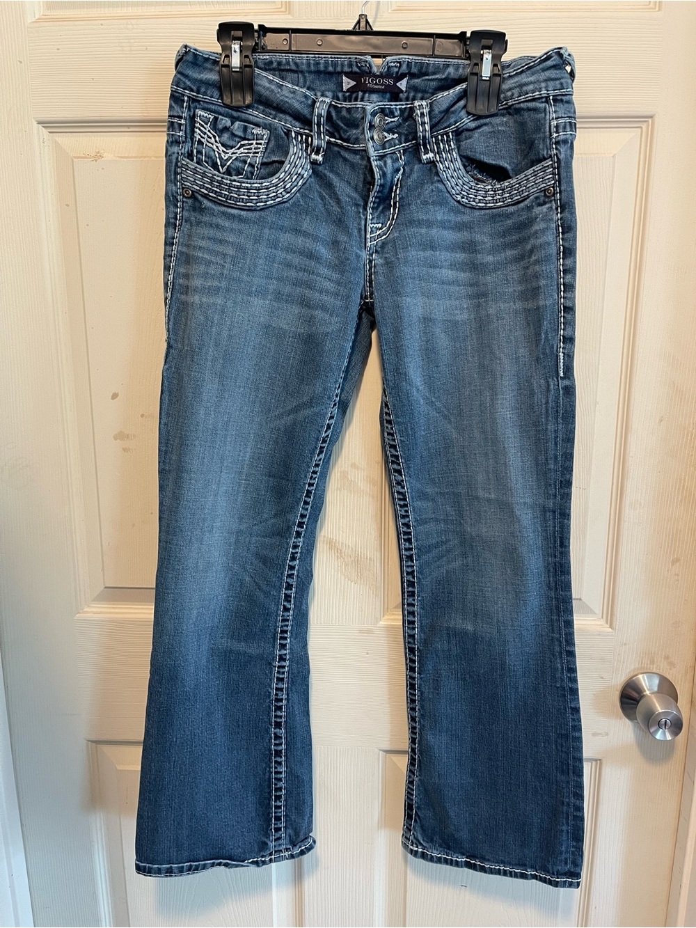 Vigoss Women's Boot Cut Jeans - Medium Denim Blue